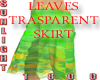 leaves skirt trasp