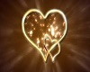 Gold heart Octagonal Rug