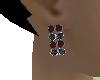 {AM}Earrings Bloodstone