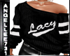 LACY SWEATER - BLK