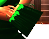 Green Ruffle Handbag