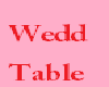 wedd table