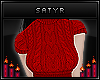 Red Cropped Sweater