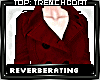 R| Deep Red Trenchcoat