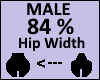 Hip Scaler 84% Male