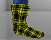 Yellow Sock Plaid Slouch