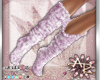 !Kylie Pink Socks Boots