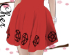 pentacle skirt red