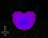 ✞ Purple Neon Heart