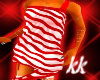 !(kk) Red Zebra Top