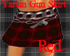 Tartan Gun Skirt Red