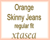 Orange Skinny Jeans R