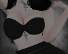 🕷 black fur bra
