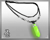 Crystal Necklace Lime