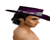 purple hat black hair