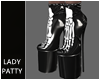 Skeleton Leather Boots