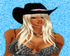 Cowgirl Hat Black Ruby's