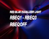 {R} Red blue equalizer