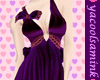 [VEENA] Bow Purple Dress