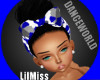 LilMiss Blue Camo Bow