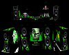 Dj box animated green