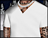 S. V-Neck T-Shirt White