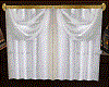 White Animated Curtains