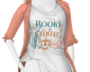 Books Coffee Cardi -RLL
