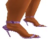 Angel Purple Lace Heels