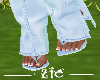 Denim Sandals L Blue