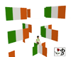 Ireland Flag Poofer