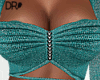 DR- Glitter teal top