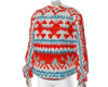 xmas blue red sweate tat