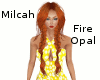 Milcah - Fire Opal