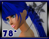 blue sweet queue hair