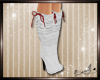 Santa Baby Boots White