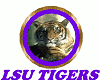 Tiger print round frame