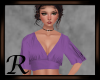 Wrap Bow Top Purple