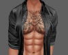 Silk shirt black