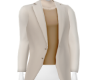 Cream and Tan Top