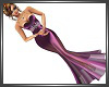 SL Purple Taffeta Gown