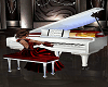 S/~White Grand Piano