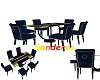 Blue Dinner Table