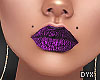 Purple Lip Glitter
