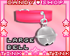 CS | Pink Bell Collar