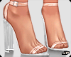 Glass Heels .White