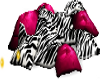 Pink & Zebra Pillows