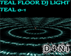 Teal Floor Dj Light