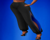 Black/Blue Yoga Pants