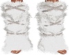 White Fur bond legwarmer
